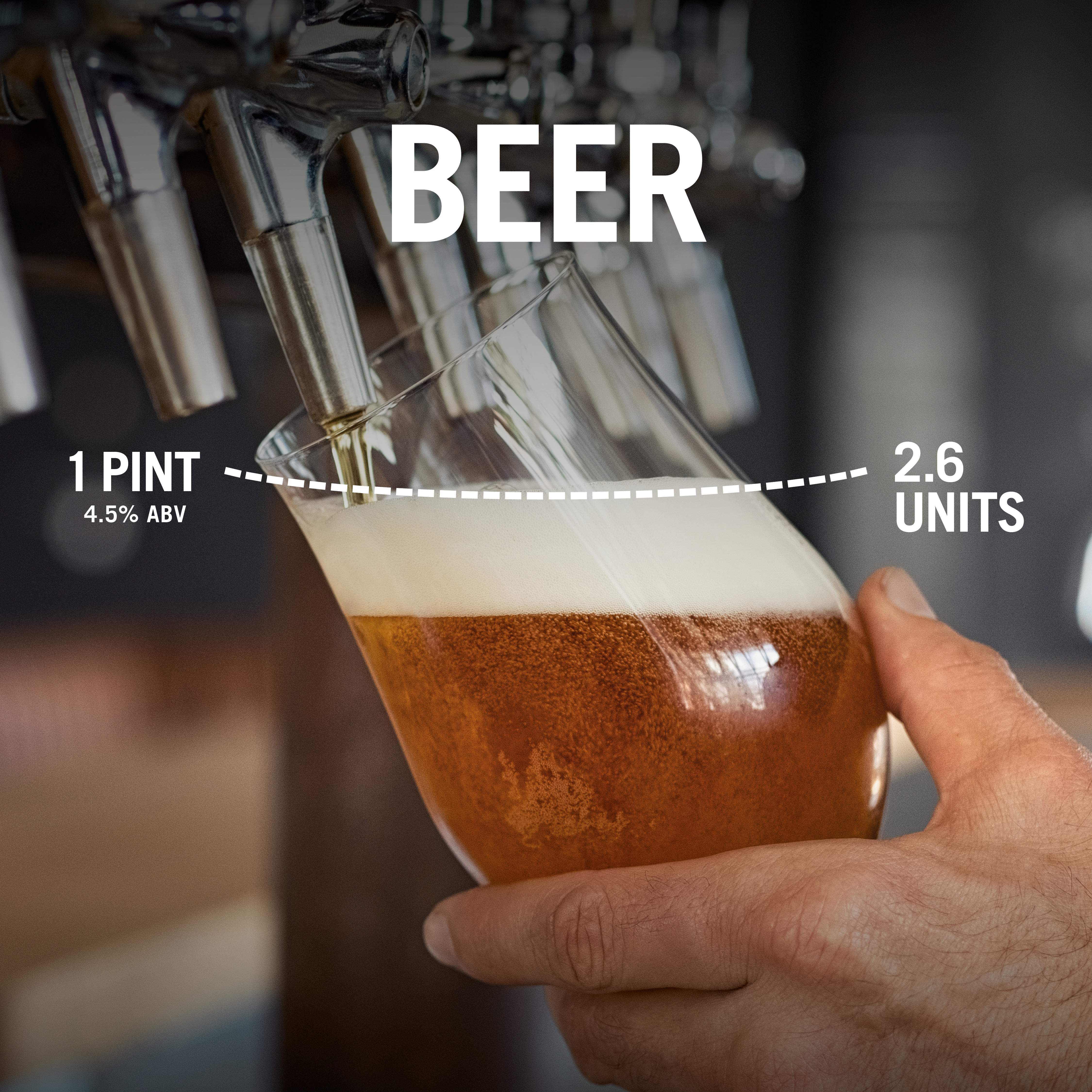 How many units are in a pint of beer?